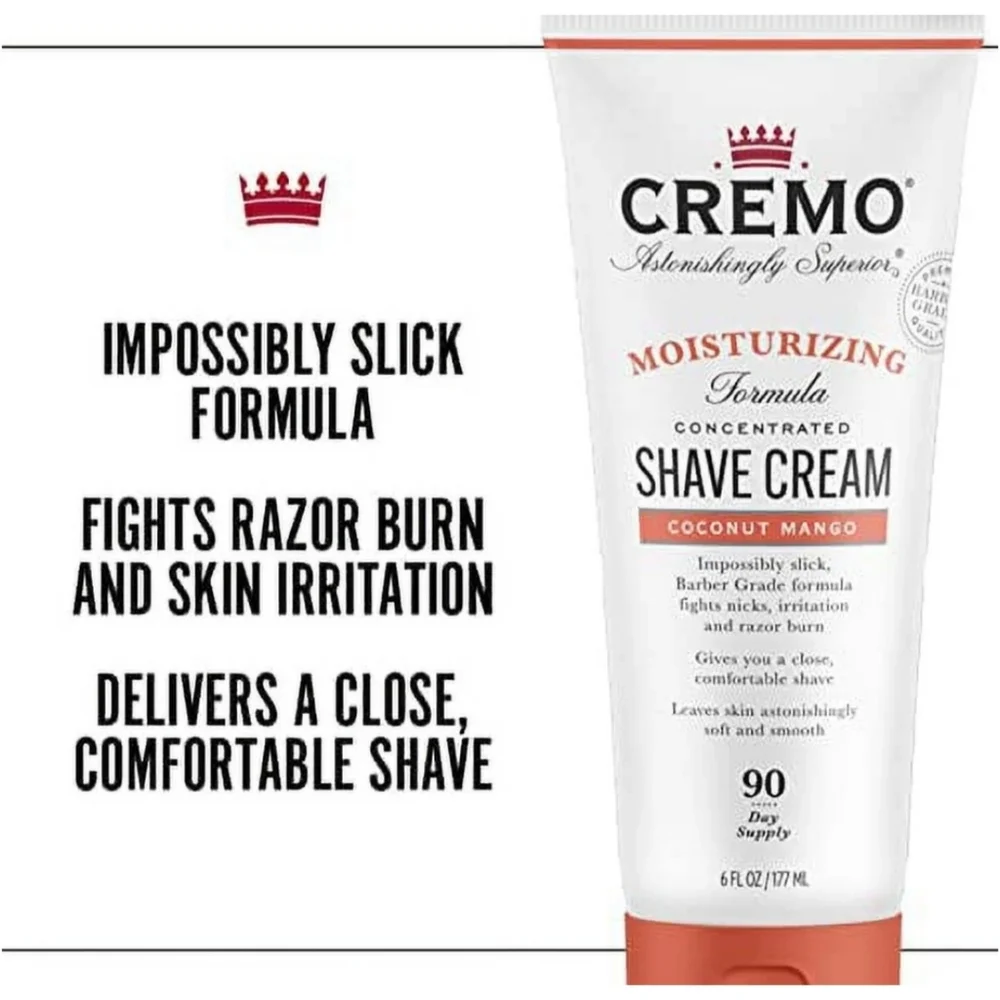 NEW CREMO Moisturizing Shave Cream